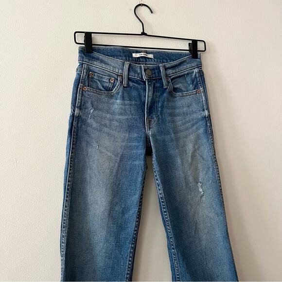 GRLFRND Joan Crop Flare Jeans In Magnetic Wash - Picture 4 of 10